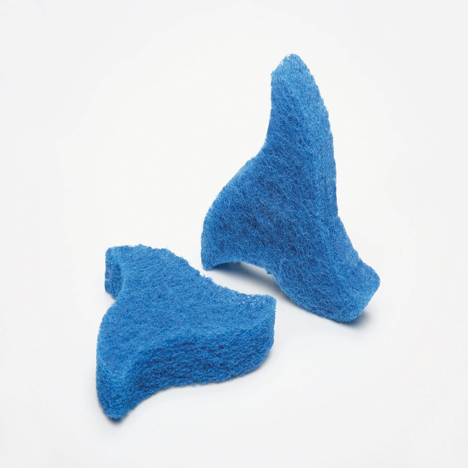 Scrubber, Kitchen/Bath, Non-scratch, Dark Blue