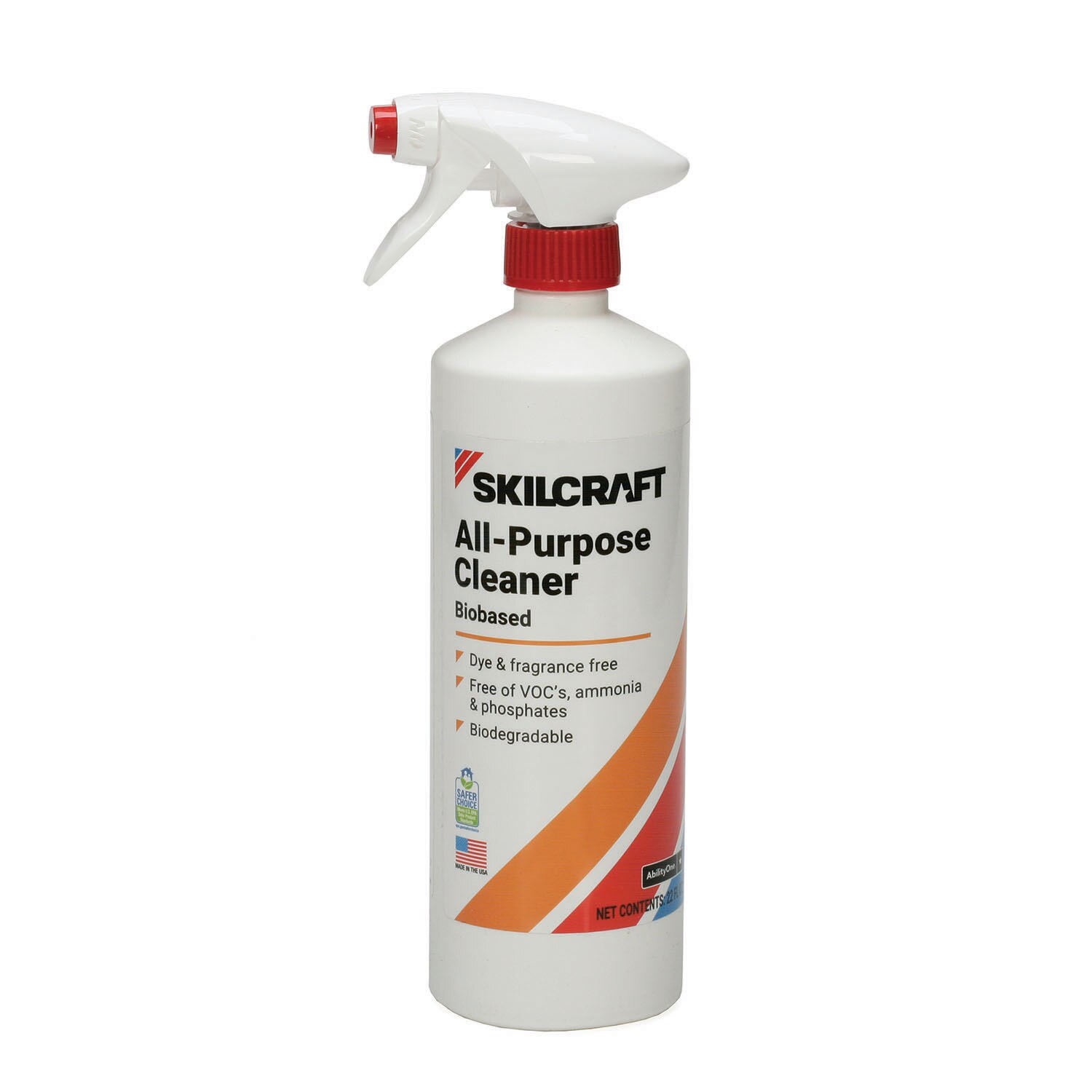 Detergent, General Purpose, Cleaner/Degreaser, Biodegradable, Ready-to-Use, Spray Bottle, 22 oz