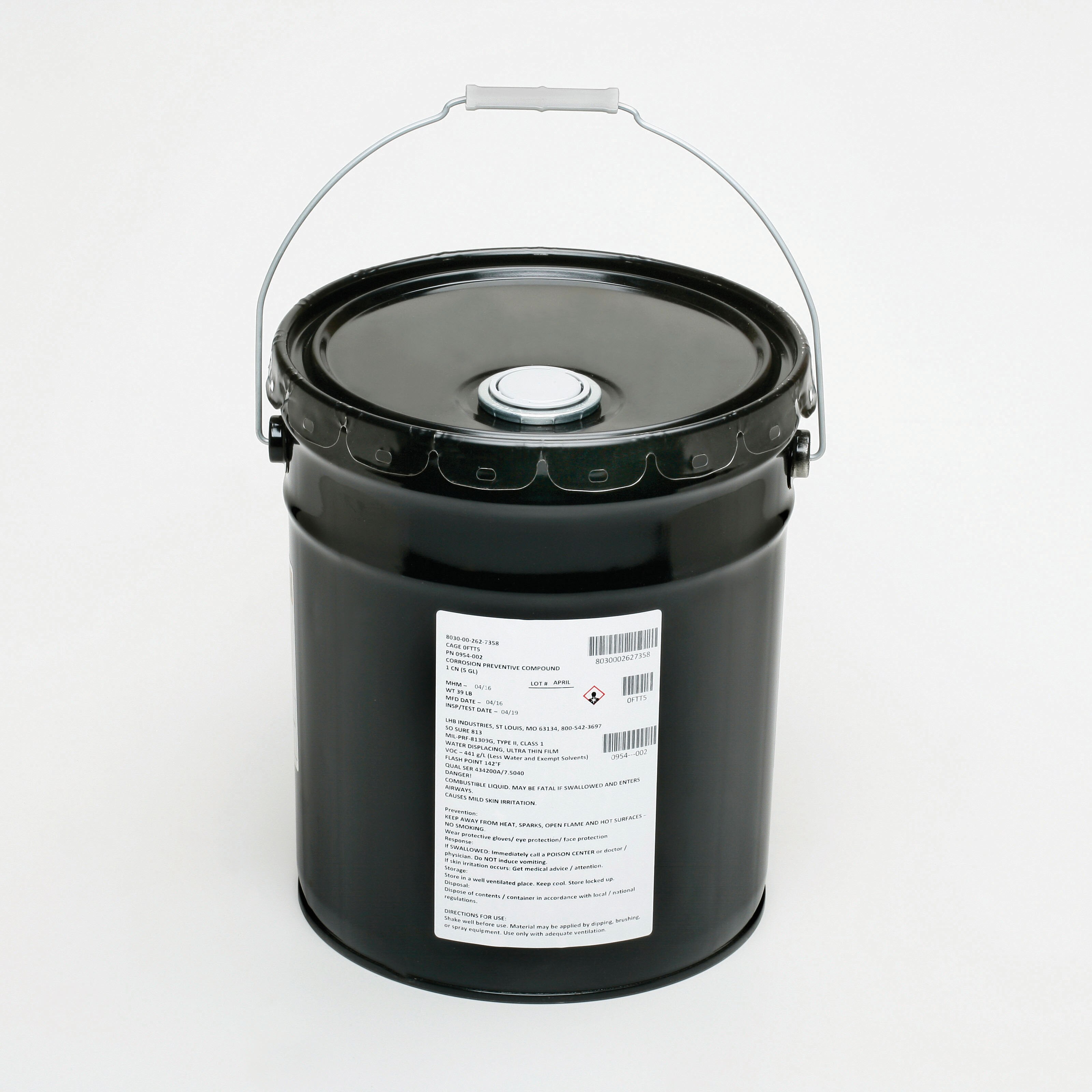 Compound, Corrosion Preventative, Type II, Class I, 5 Gallons
