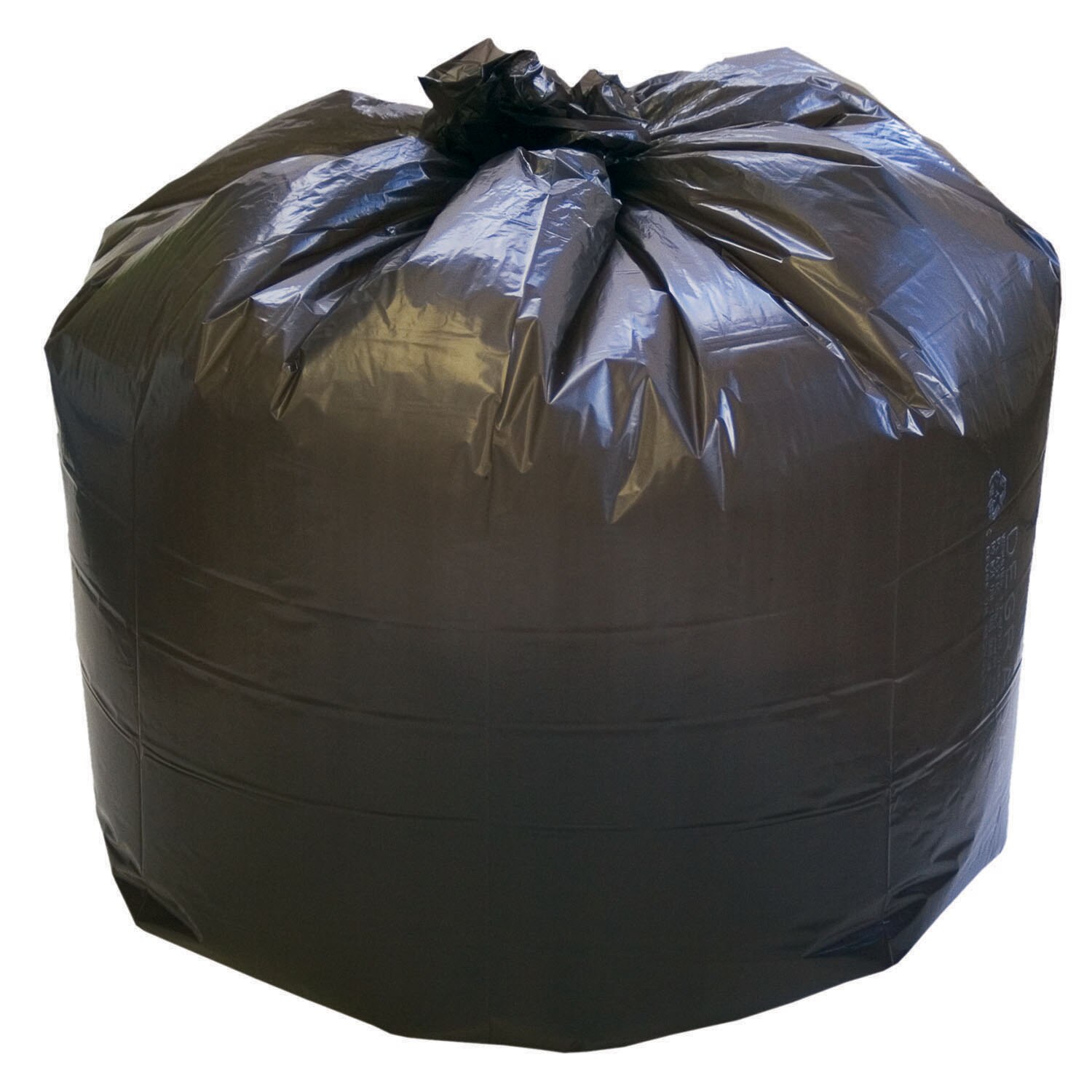 Bag, Trash, Recycled, Extra Extra Heavy Duty, Black or Brown, 40" x 46", Black or Brown