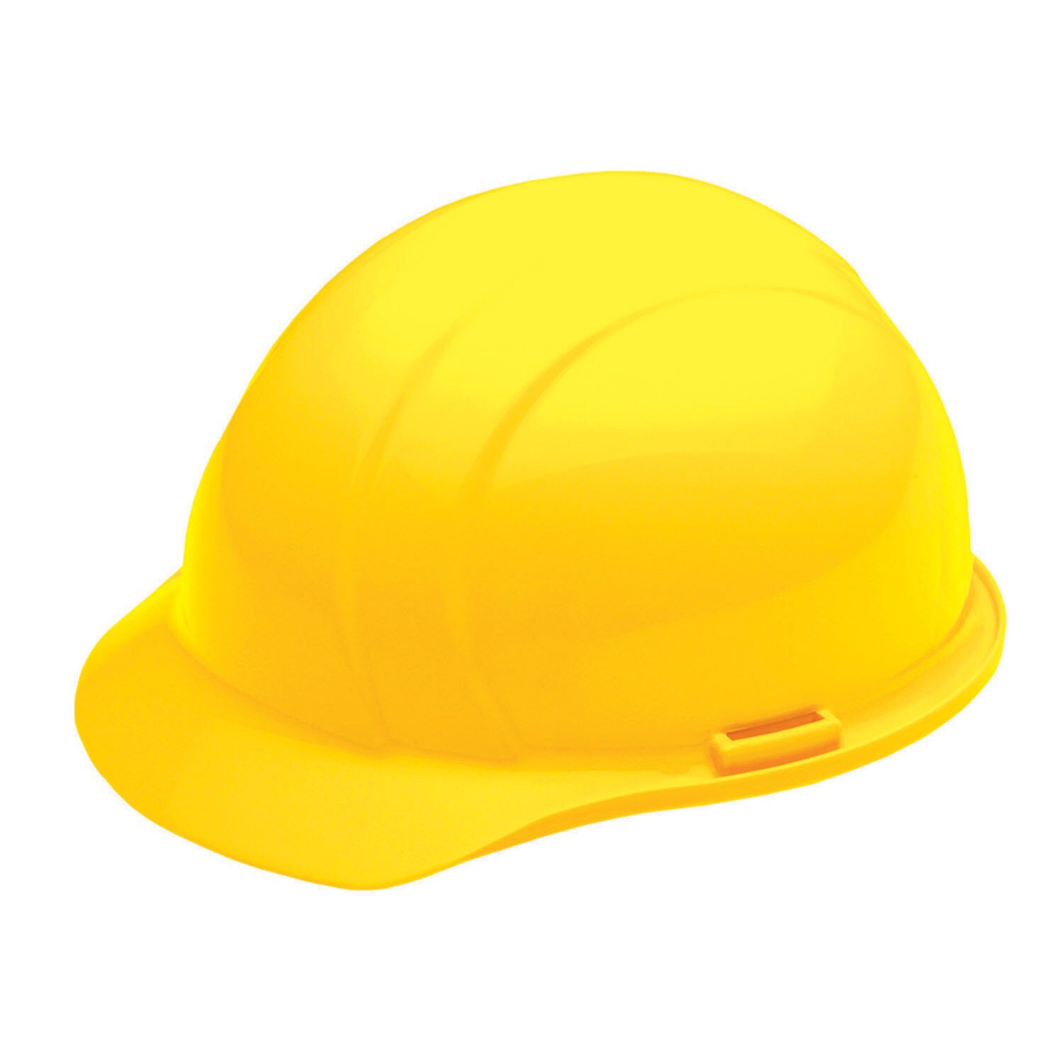 Helmet, Safety, Cap Style, Yellow, 6-3/4" to 8"