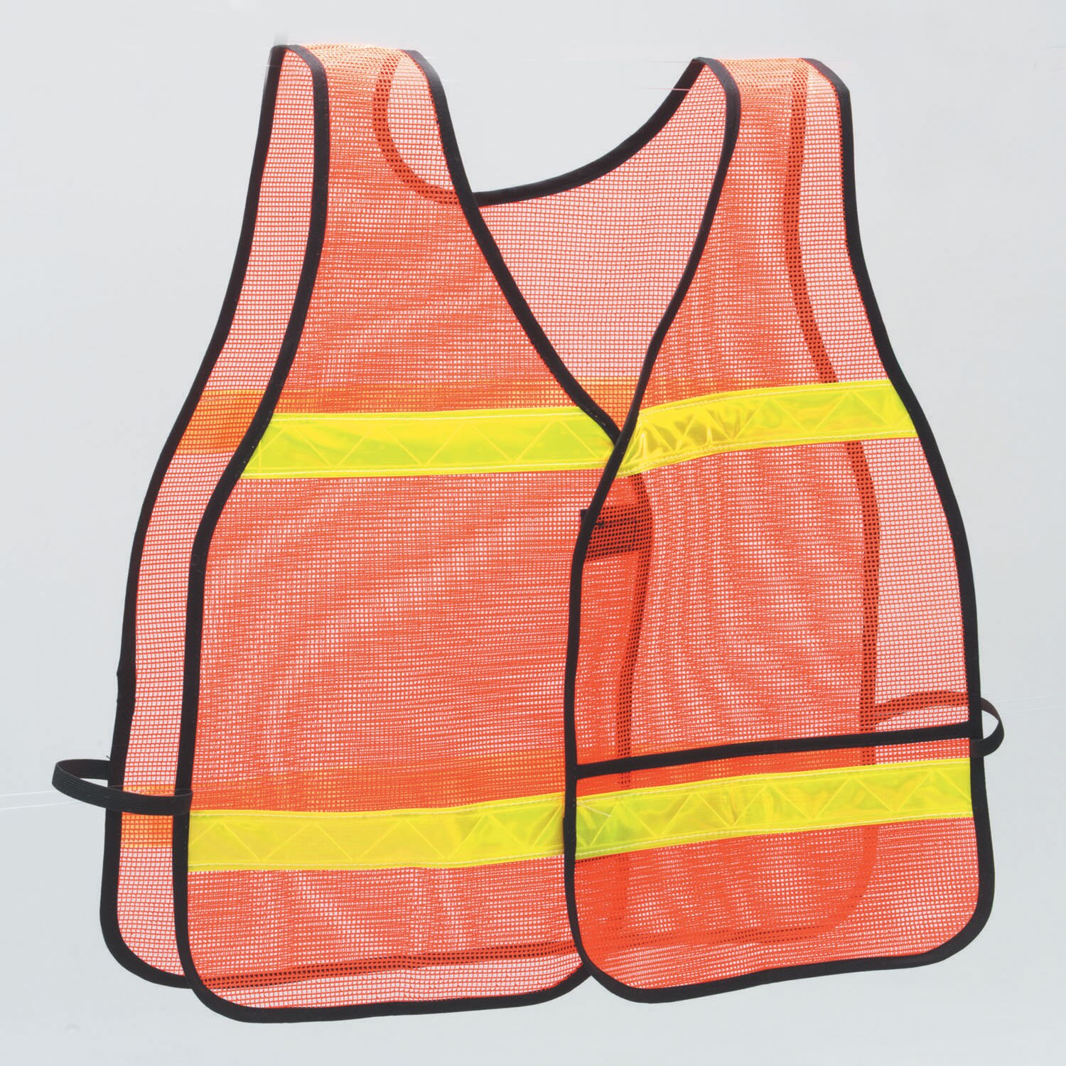Vest, Safety, Orange and Yellow, One Size Fits All