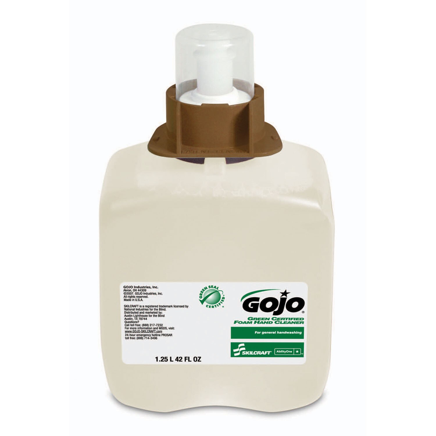 GOJO/Skilcraft 1250 ml Green Seal Foam Handwash Re