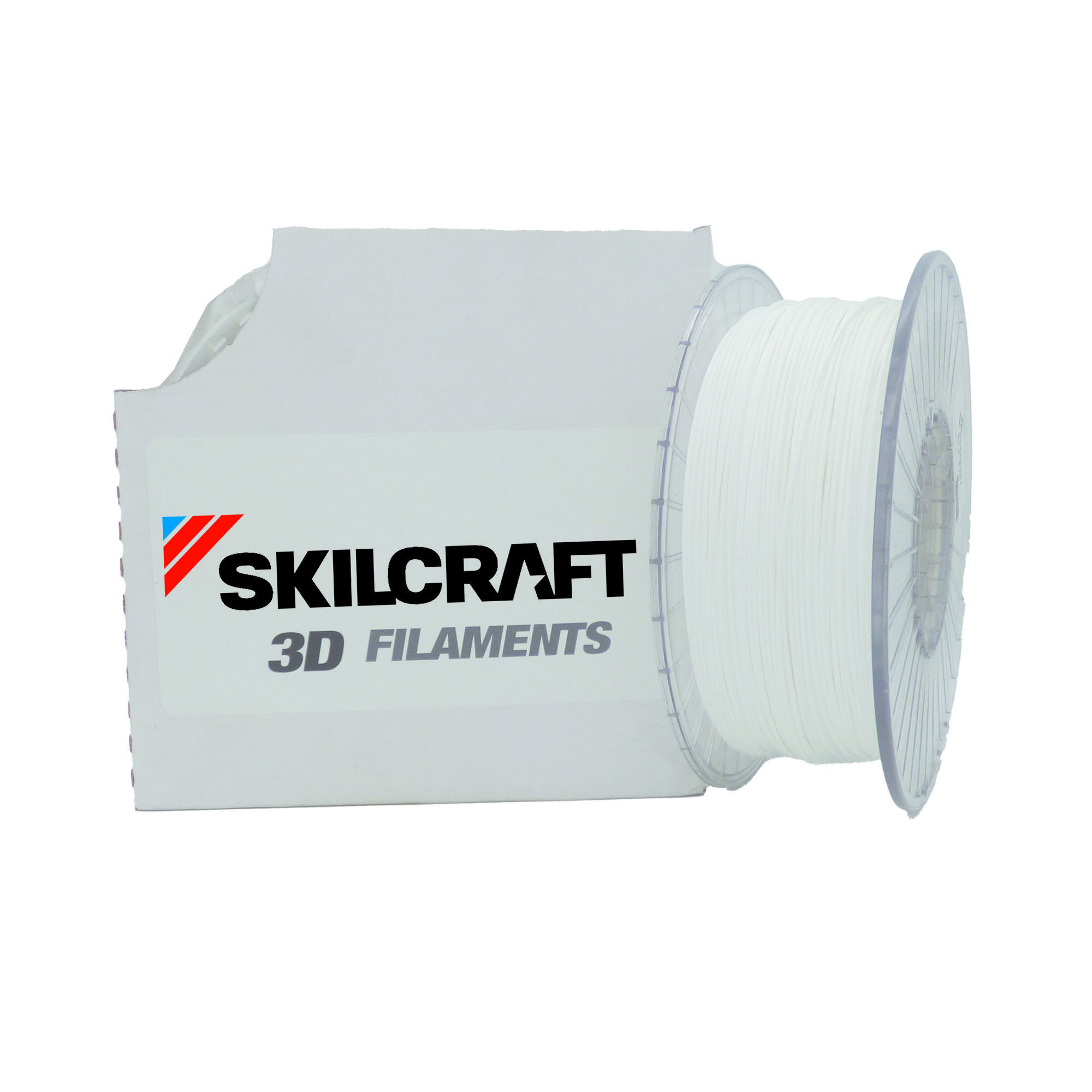 3D Printer Filament, Polylactic Acid, White,1kg of 1.75 mm